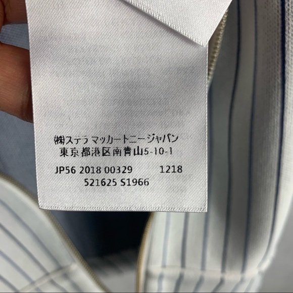 Stella Mc Cartney Pinstriped Stretch knit track jacket - Picture 11 of 16